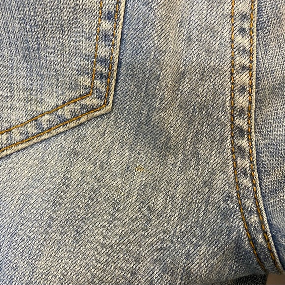 BLK DNM Skinny Slim Fit Distressed Denim Jeans Light Wash Sz 27/30 - Picture 5 of 11